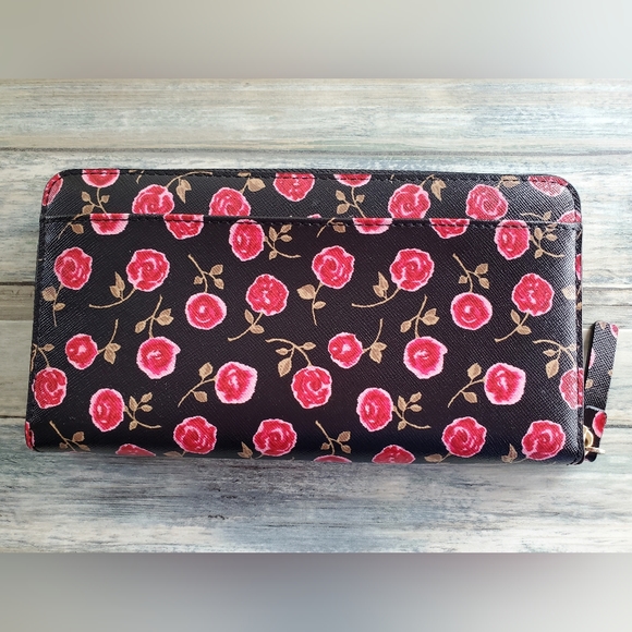 Kate Spade New York Laurel Way Neda Zip Wallet Clutch Hazy Rose - Picture 4 of 12